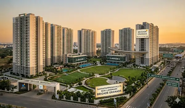 Brigade Granada 3 BHK floor plan, 1600 - 1950 sq.ft